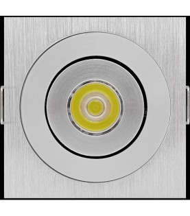 Mini Downlight 3W cuadrado