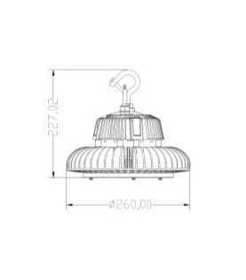Campana NICHIA LED  150W IP65