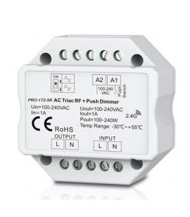 Regulador por pulsador y...