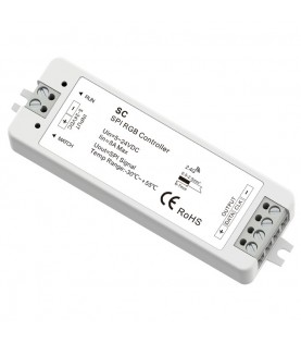 Controlador-Receptor para tiras SPI digitales RGBW para mandos RF PRO-KSPI